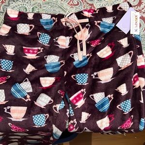 NWT fleece pj jogger style pants